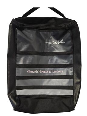 Travis‎ Mathew Golf Shoe Bag Black Storage Pouch Travel